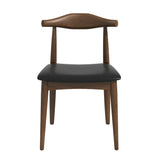 Destiny Black PU Dining Chairs (Set Of 2) by Ashcroft Furniture at Eve Furniture