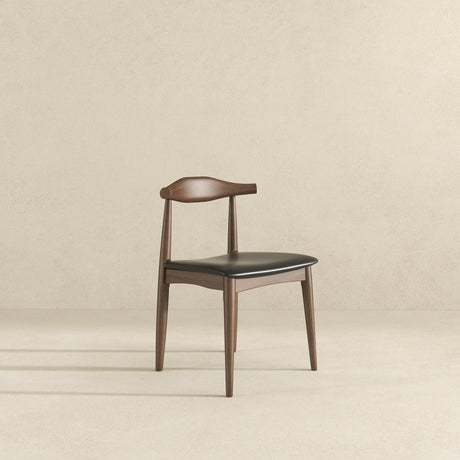 Destiny Black PU Dining Chairs (Set Of 2) by Ashcroft Imports at Eve Furniture