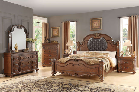 Destiny Cherry Bedroom set by Cosmos Furniture at Eve Furniture
