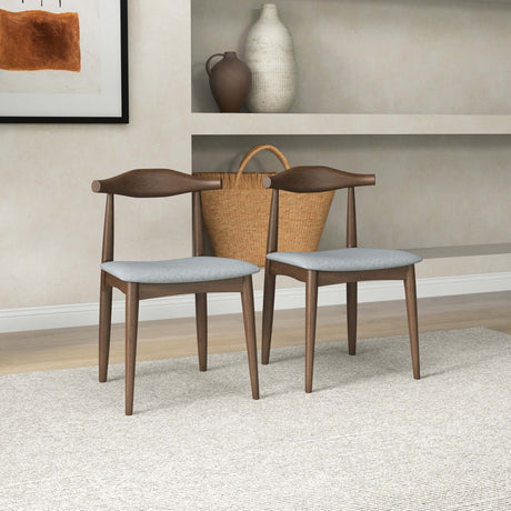 Destiny Dining Chairs (Set of 2) Grey Linen