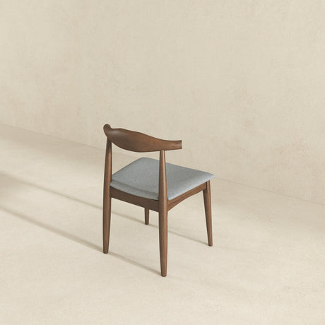 Destiny Grey Fabric Dining Chair (Set Of 2) by Ashcroft Furniture at Eve Furniture