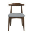 Destiny Grey Fabric Dining Chair (Set Of 2) by Ashcroft Furniture at Eve Furniture