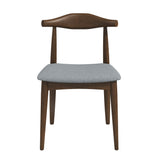 Destiny Grey Fabric Dining Chair (Set Of 2) by Ashcroft Furniture at Eve Furniture