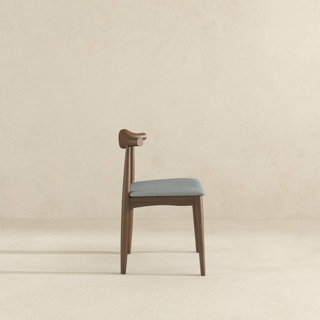 Destiny Grey Fabric Dining Chair (Set Of 2) by Ashcroft Imports at Eve Furniture