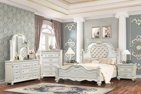 Destiny White Bedroom Set by Cosmos Furniture at Eve Furniture