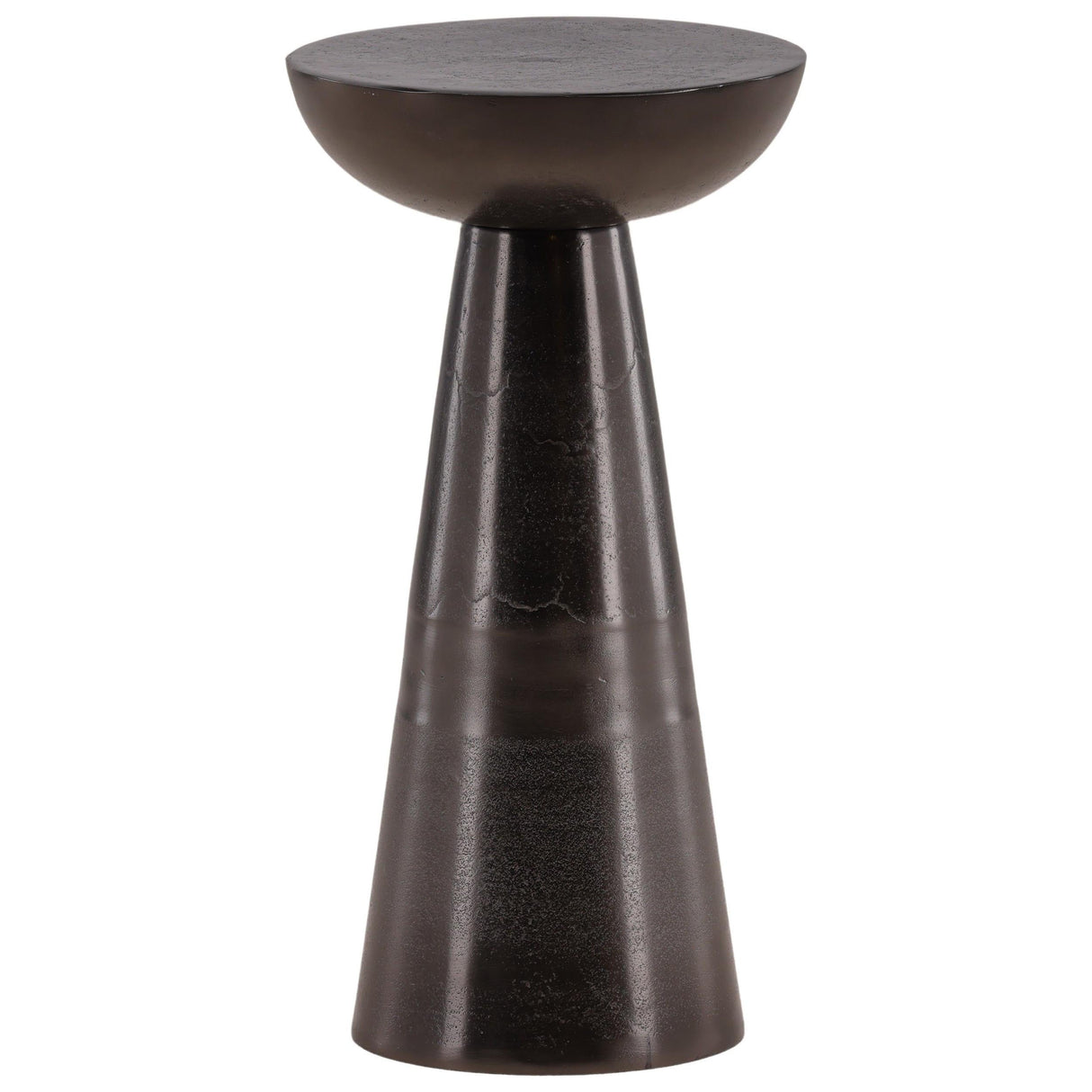 Destry Side Table, Antique Nickel by Dovetail at Eve Furniture