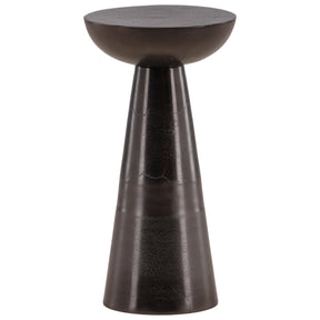 Destry Side Table, Antique Nickel by Dovetail at Eve Furniture