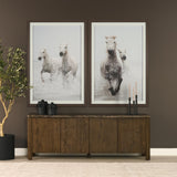 Determination Horse(Set of 2) by Irene Sucocki a Hand Embellished Framed Art Photo Print under Glass by Mercana at Eve Furniture