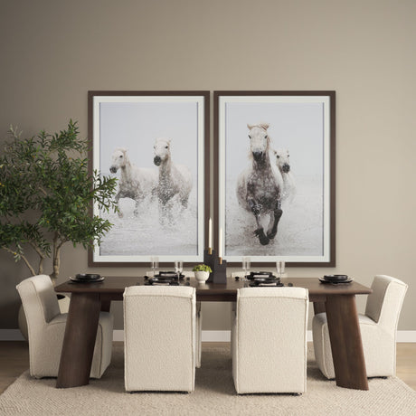 Determination Horse(Set of 2) by Irene Sucocki a Hand Embellished Framed Art Photo Print under Glass by Mercana at Eve Furniture