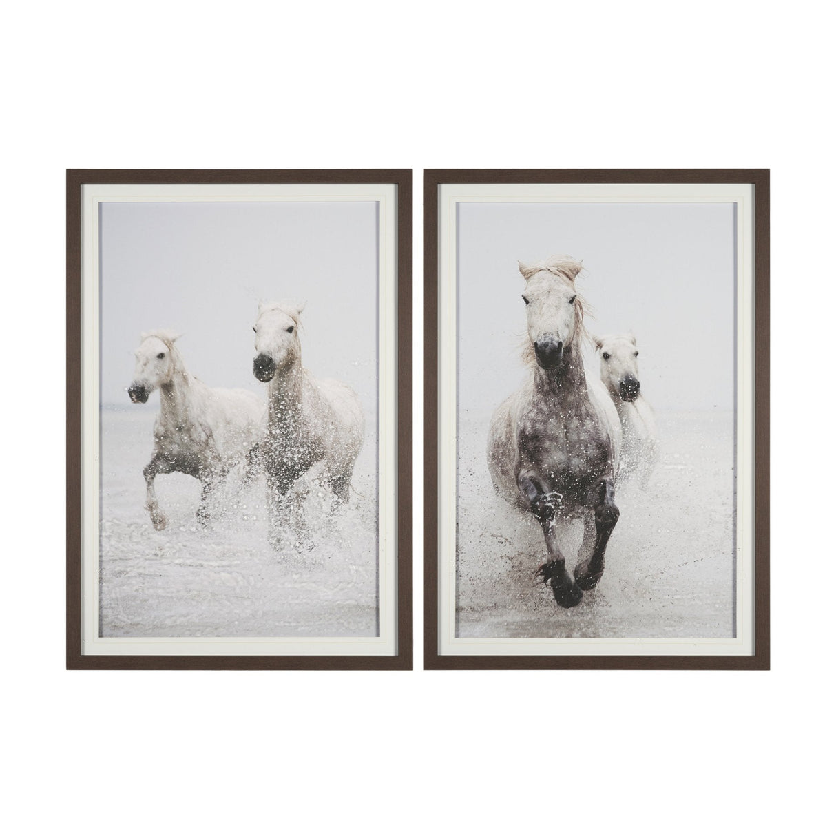Determination Horse(Set of 2) by Irene Sucocki a Hand Embellished Framed Art Photo Print under Glass by Mercana at Eve Furniture