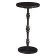 Detroit 10" Side Table in Green Marble with Casted Base by Home Trends & Design at Eve Furniture
