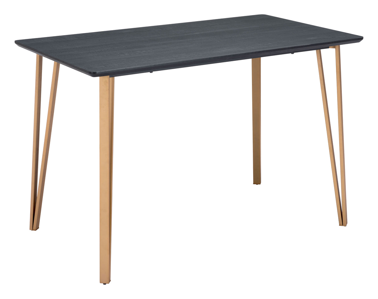 Deus Counter Table Black by Zuomod at Eve Furniture