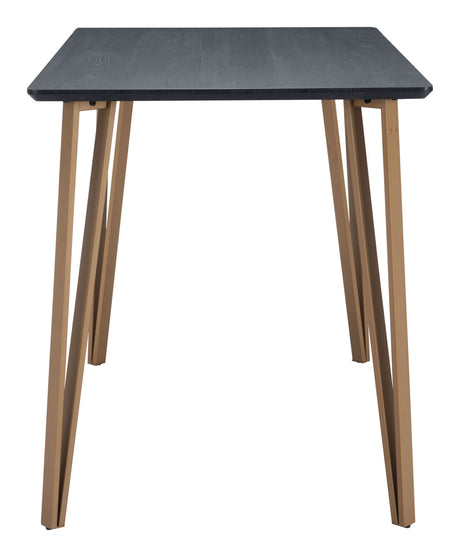 Deus Counter Table Black by Zuomod at Eve Furniture