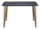 Deus Counter Table Black by Zuomod at Eve Furniture