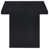 Devar Black 2-Piece Square Cocktail Coffee End Table Set by Coaster at Eve Furniture