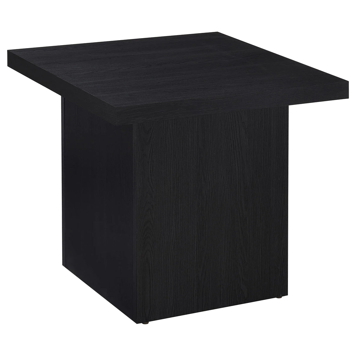 Devar Black 3-Piece Square Cocktail Coffee End Table Set by Coaster at Eve Furniture