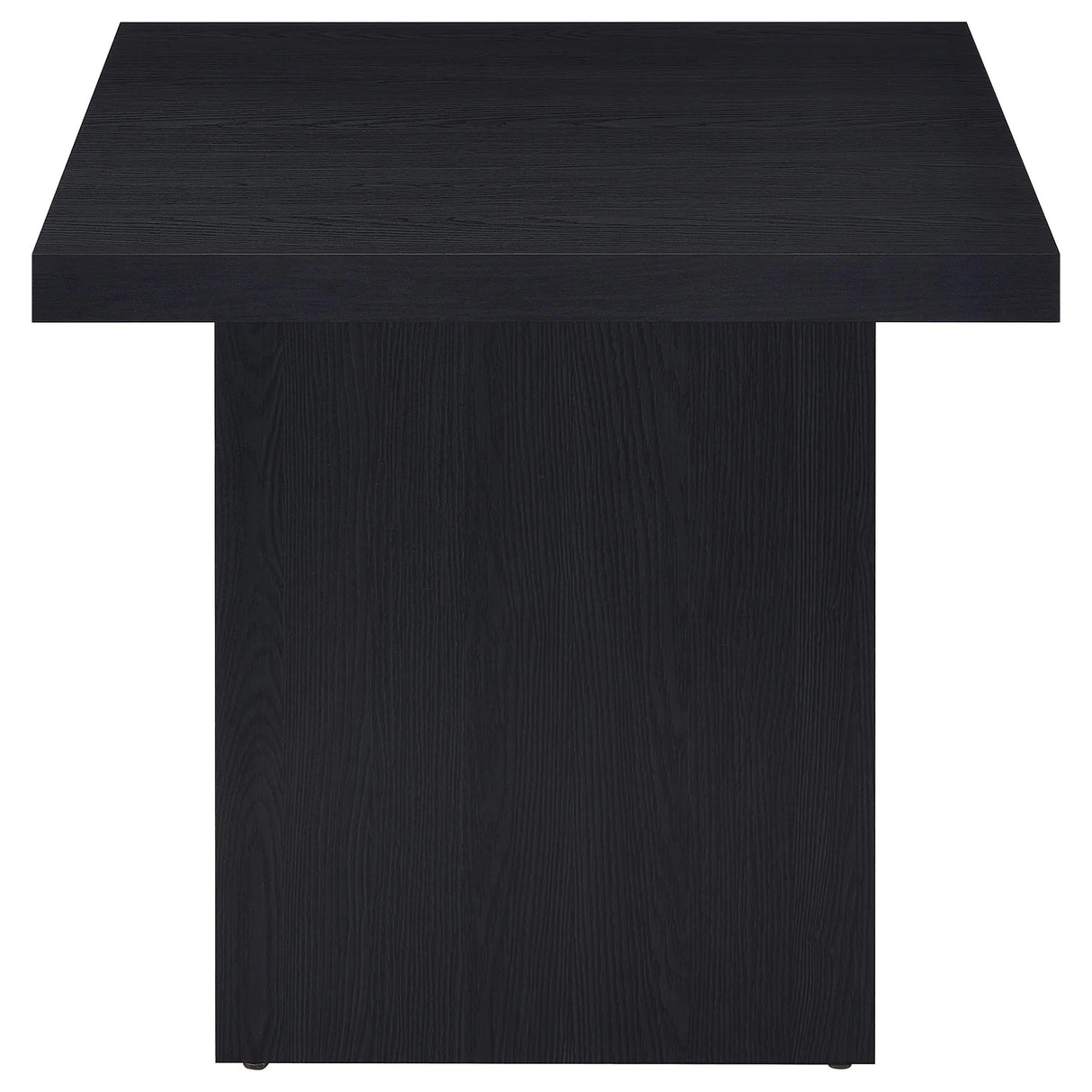 Devar Black 3-Piece Square Cocktail Coffee End Table Set by Coaster at Eve Furniture