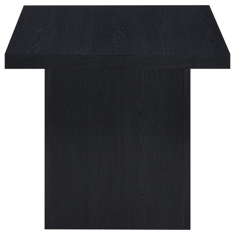 Devar Black 3-Piece Square Cocktail Coffee End Table Set by Coaster at Eve Furniture