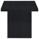Devar Black 3-Piece Square Cocktail Coffee End Table Set by Coaster at Eve Furniture