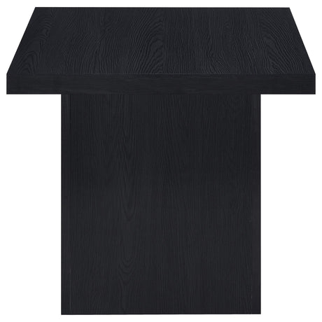 Devar Black 3-Piece Square Cocktail Coffee End Table Set by Coaster at Eve Furniture