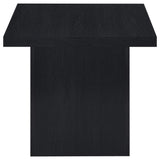 Devar Black 3-Piece Square Cocktail Coffee End Table Set by Coaster at Eve Furniture