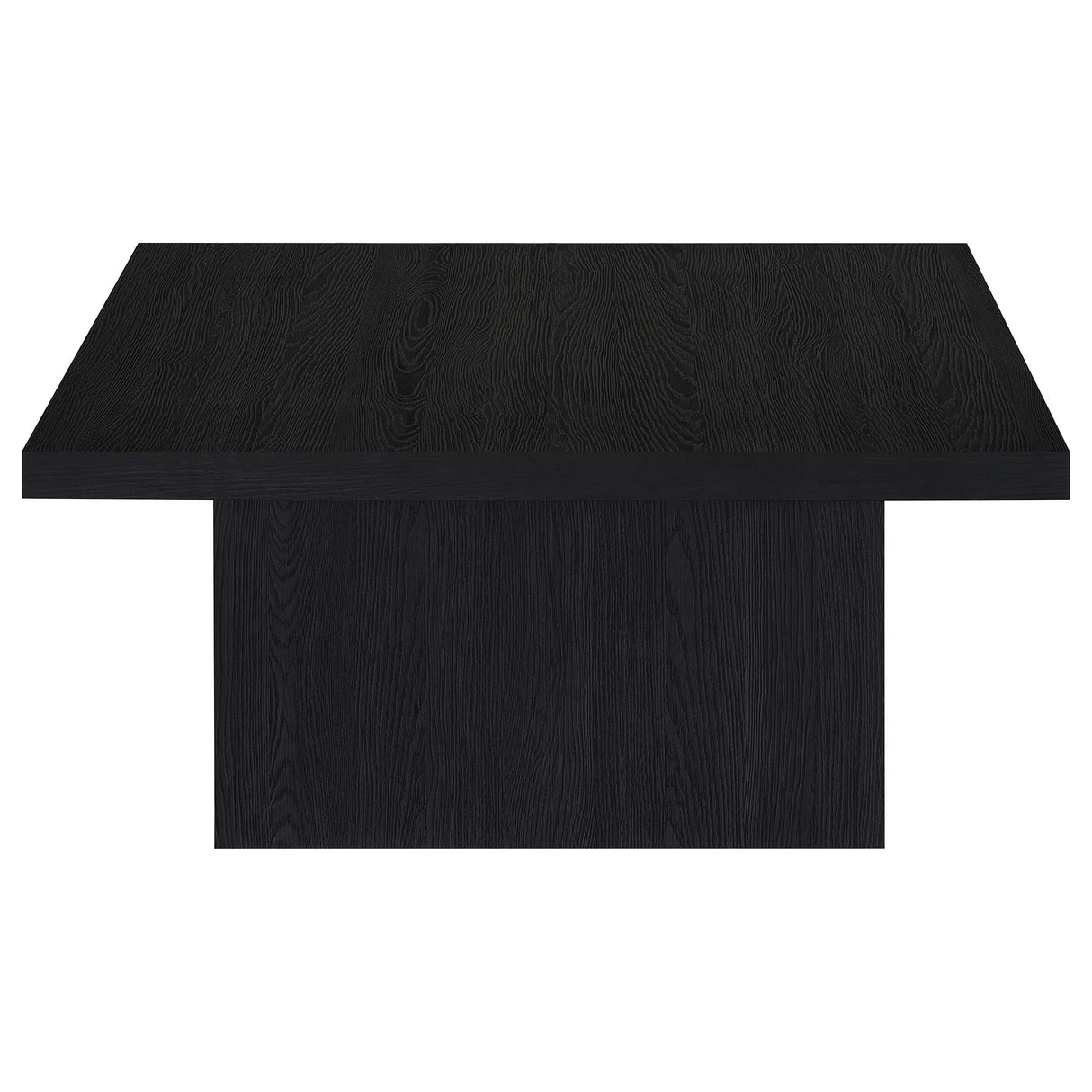 Devar Black Square Engineered Wood Cocktail Coffee Table by Coaster at Eve Furniture