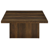 Devar Dark Pine 2-Piece Square Coffee and End Table Set by Coaster at Eve Furniture
