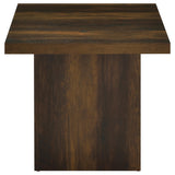 Devar Dark Pine 3-Piece Square Coffee and End Table Set by Coaster at Eve Furniture