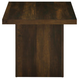 Devar Dark Pine 3-Piece Square Coffee and End Table Set by Coaster at Eve Furniture