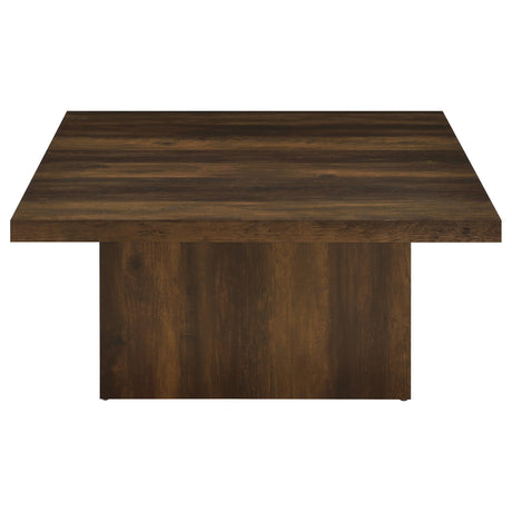 Devar Dark Pine 3-Piece Square Coffee and End Table Set by Coaster at Eve Furniture