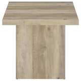 Devar Distressed Pine 2-Piece Square Occasional Table Set