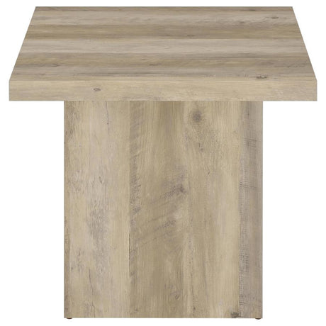 Devar Distressed Pine 2-Piece Square Occasional Table Set by Coaster at Eve Furniture
