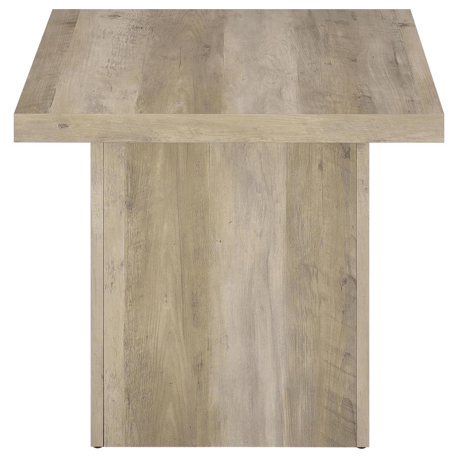 Devar Distressed Pine 2-Piece Square Occasional Table Set