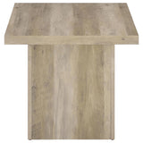 Devar Distressed Pine 2-Piece Square Occasional Table Set