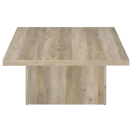 Devar Distressed Pine 3-Piece Square Occasional Table Set by Coaster at Eve Furniture