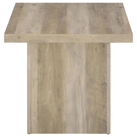 Devar Distressed Pine Square Engineered Wood End Table by Coaster at Eve Furniture
