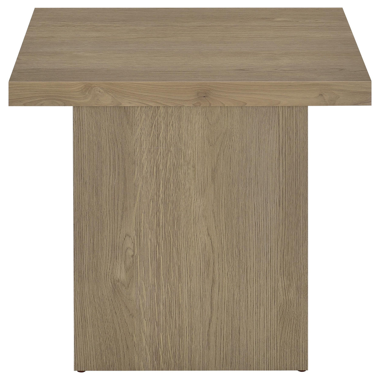 Devar Latte 2-Piece Square Cocktail Coffee End Table Set by Coaster at Eve Furniture