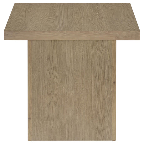 Devar Latte 2-Piece Square Cocktail Coffee End Table Set by Coaster at Eve Furniture
