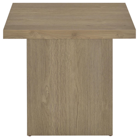 Devar Latte 2-Piece Square Cocktail Coffee End Table Set by Coaster at Eve Furniture