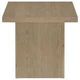 Devar Latte 2-Piece Square Cocktail Coffee End Table Set by Coaster at Eve Furniture