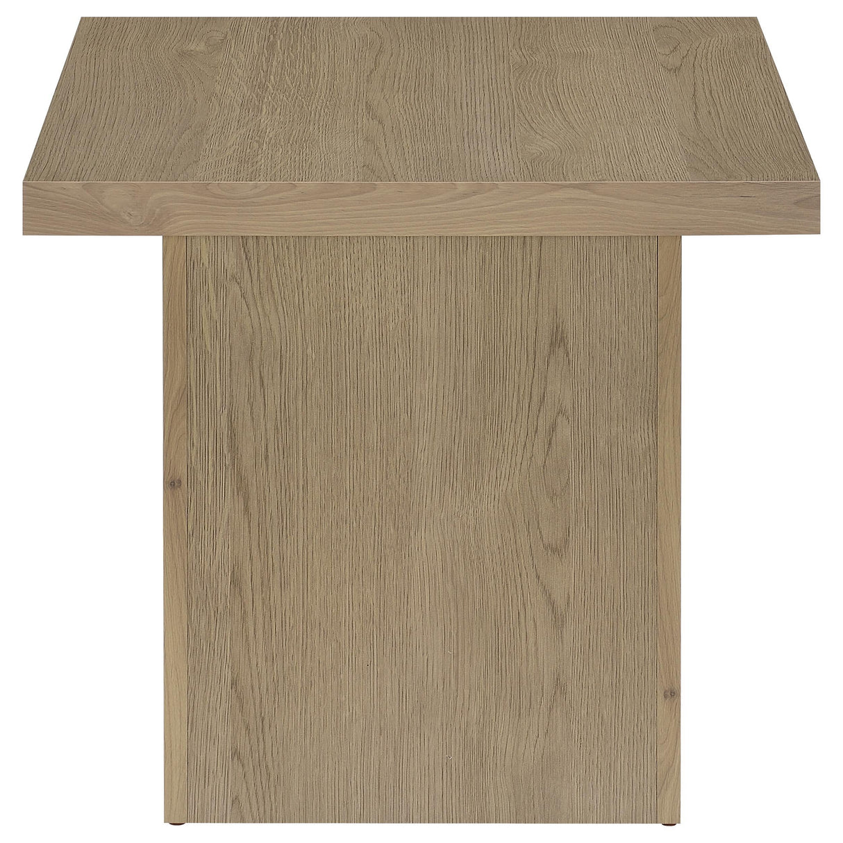 Devar Latte Square Engineered Wood Side End Table by Coaster at Eve Furniture