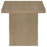 Devar Latte Square Engineered Wood Side End Table by Coaster at Eve Furniture