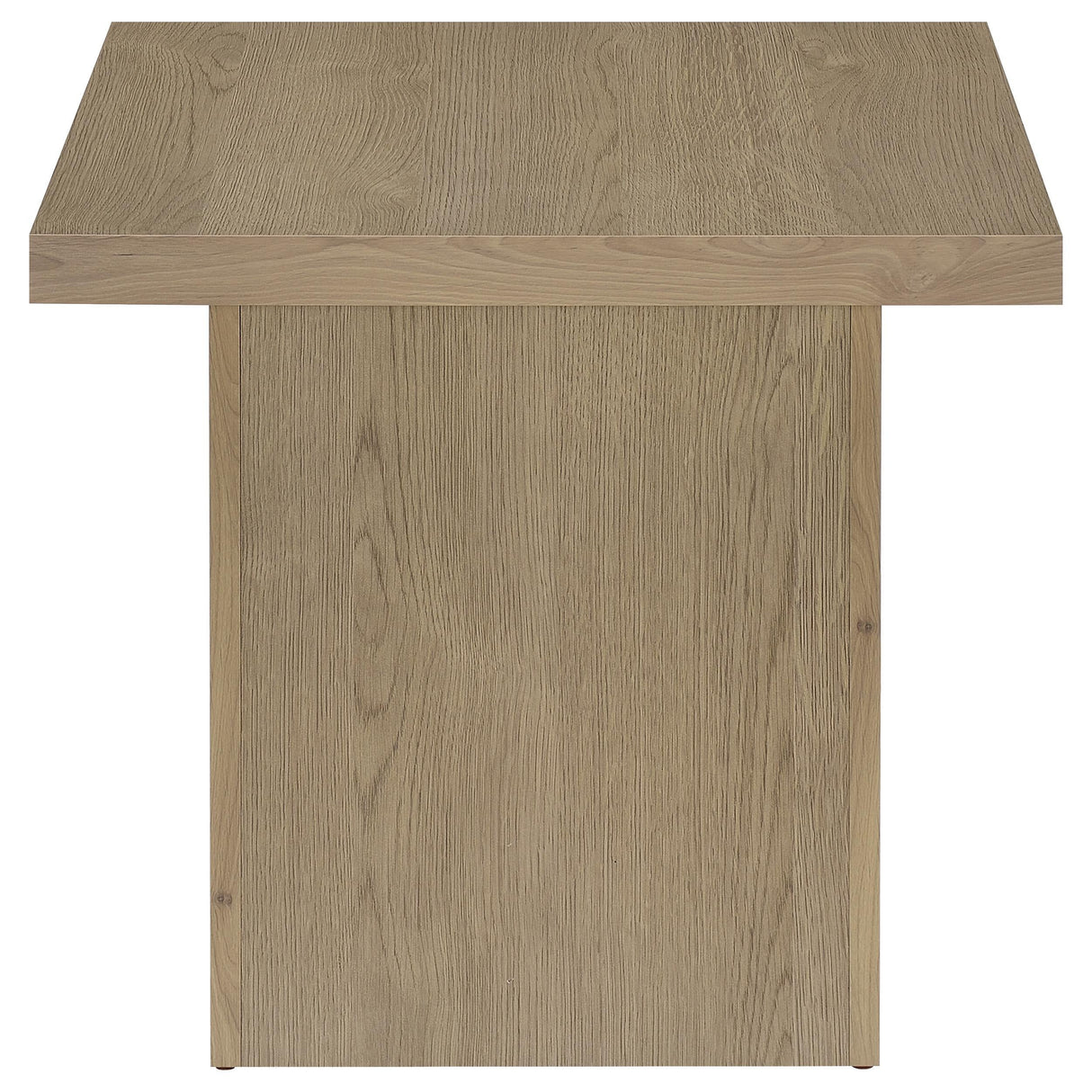Devar Latte Square Engineered Wood Side End Table by Coaster at Eve Furniture