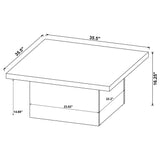 Devar Mango 3-Piece Square Coffee and End Table Set by Coaster at Eve Furniture