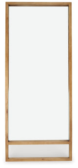 Devford Brown Floor Mirror