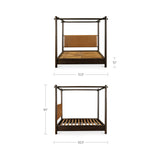 Devin Brown Queen Bed by MOES at Eve Furniture