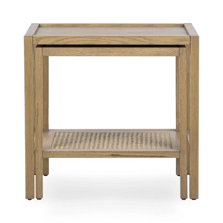 Devin Khaki Mist Nesting Accent Tables by Classic Home at Eve Furniture