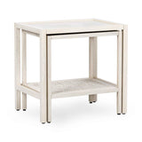 Devin Milk White Nesting Accent Tables by Classic Home at Eve Furniture