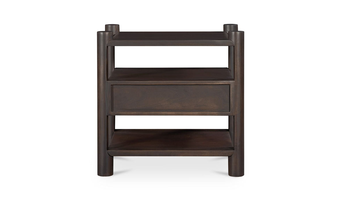 Devin Nightstand Brown by Moe's Home at Eve Furniture