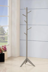 Devlin Gray Coat Rack with 6 Hooks by Coaster at Eve Furniture